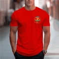 thumbnail image 1 of Styesk T-Shirts pour Homme Mode Décontractée Hommes T-shirt de Sport Imprimé Manches Courtes Col Rond Chemisiers Chemises, 1 of 5