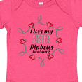 thumbnail image 4 of Inktastic I Love My Sister Diabetes Awareness Boys or Girls Baby Bodysuit, 4 of 5