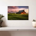 thumbnail image 2 of Elephant Stock Thomas Moulton Barn Wall Art - Horizontal Canvas Wall Art - Living Room Wall Decor - Architecture Canvas - Brown And Purple Decor - 12" x 8", 2 of 8