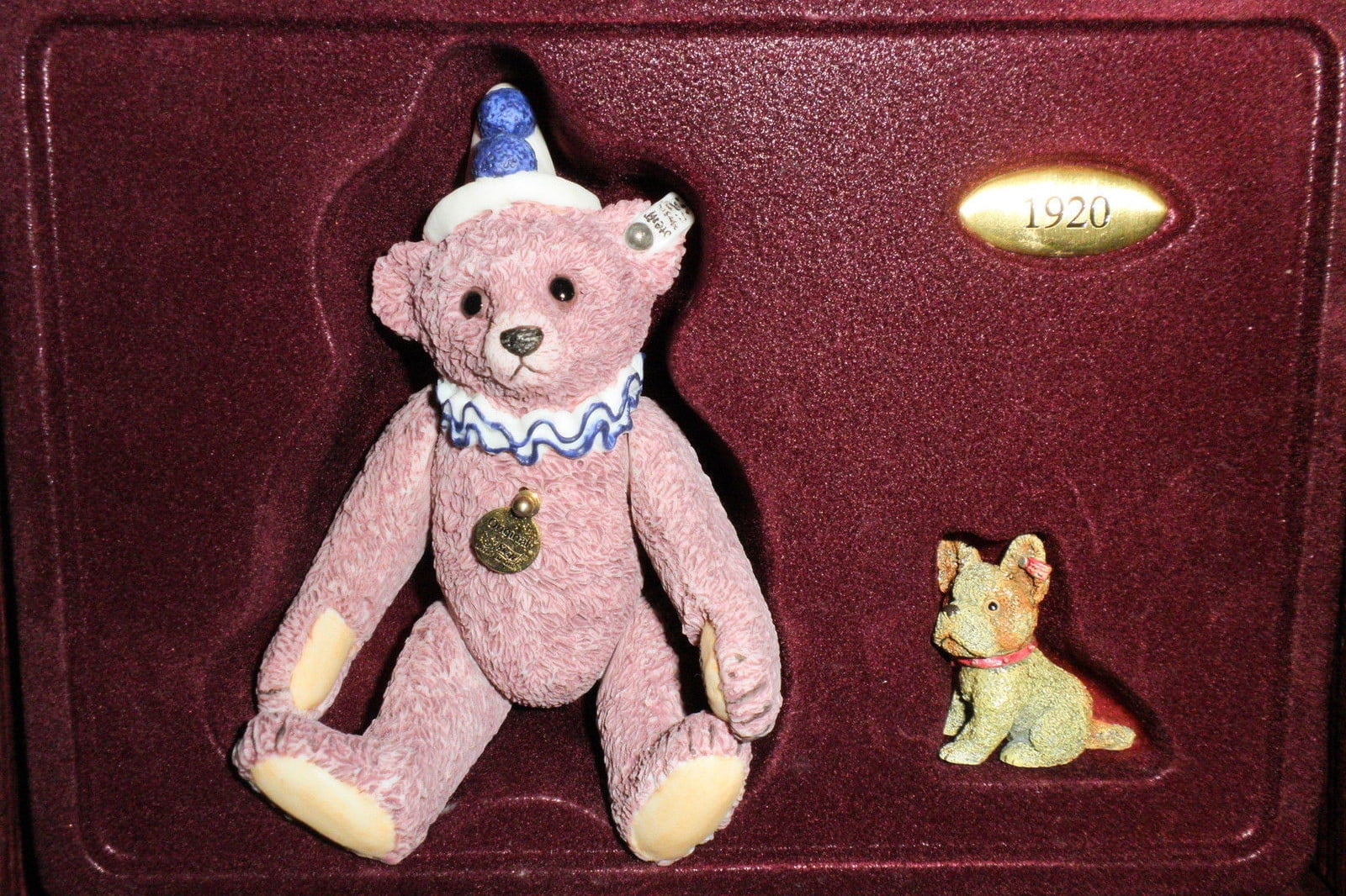steiff porcelain bears figurines