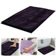 thumbnail image 2 of Dark Purple Bath Mat Bathroom Rug Bath Rugs For Bathroom Non Slip Bath Mats Extra Thick Chenille Rug 15.24"x23.62"Absorbent Soft Shaggy Washable Dry Fast Plush Rugs For Bathtubs,Dark Purple Rug Small, 2 of 9