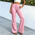 thumbnail image 2 of Ixbnca Womens Bootcut Pants Stretchy Drawstring Yoga Long Pants Comfy High Rise Loungewear Gym Flared Sweat Pants, 2 of 7