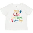 thumbnail image 3 of Inktastic Mimi and Papa Love Me Boys or Girls Baby T-Shirt, 3 of 5