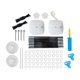 thumbnail image 1 of Kit de soporte para arco de globos ajustable, marco para arco de globos, soporte para plantas, estable Base redonda negra, 1 of 9