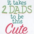 thumbnail image 2 of CafePress - 2 Dads To Be This Cute Infant Bodysuit - Baby Light Bodysuit, Size Newborn - 24 Months, 2 of 4