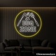 thumbnail image 2 of Glowneon BBQ Zone Neon Sign, BBQ Restaurant Led Sign, BBQ Neon Led Sign, Restaurant Decor, 2 of 5