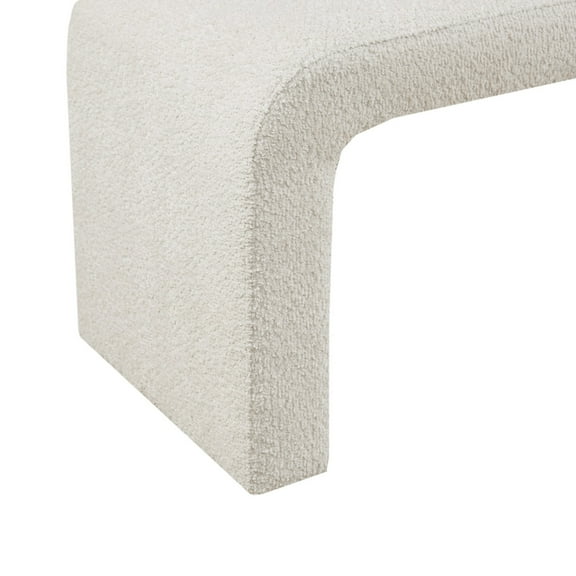 Newboti Furniture Boucle Waterfall Bench 14502