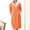 Orange, variant on uublik Women's Robe Flannel Robes Casual Long Sleeves Robes Winter Woman Bathrobe Nightwear Blue