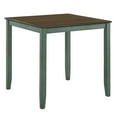 thumbnail image 2 of Furniture of America Popla Wood 5pc Counter Dining Set, Antique Green, 2 of 6