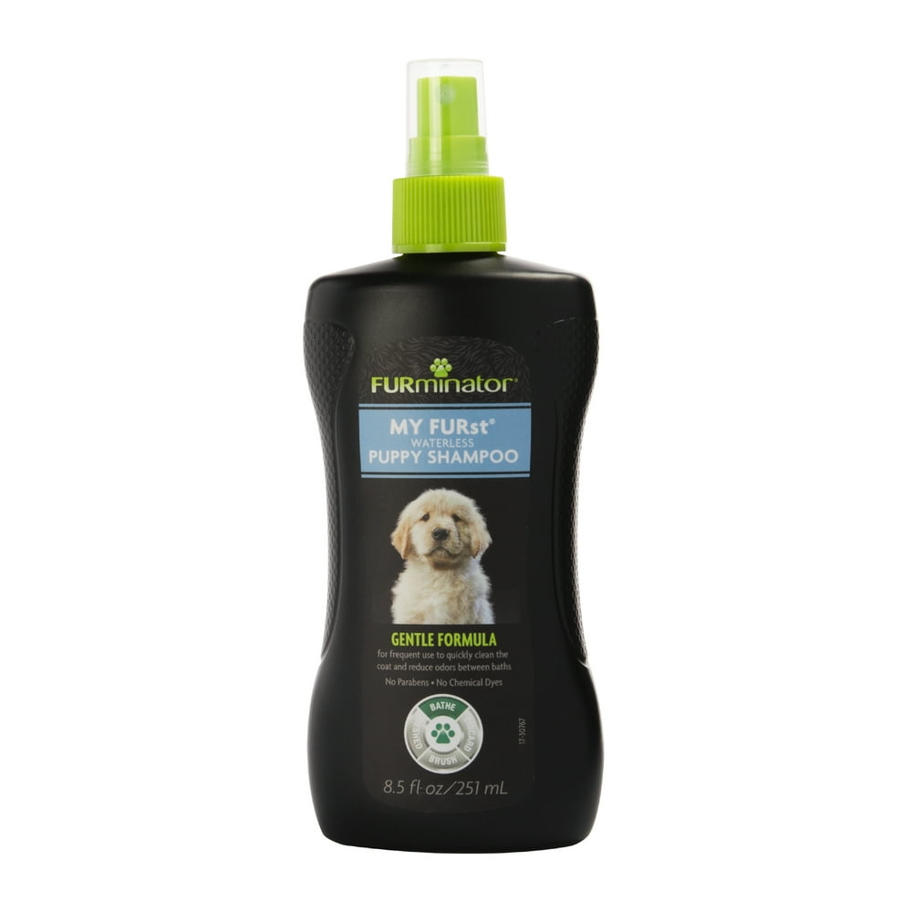 FURminator My FURst Waterless Puppy Shampoo 8.5 Ounces, Spray Walmart