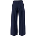 thumbnail image 5 of Luvrsol Pants for Women Wide Leg Sweatpants High Waist Loose Casual Solid Trousers with Side Pockets, Navy S-2XL, 5 of 6