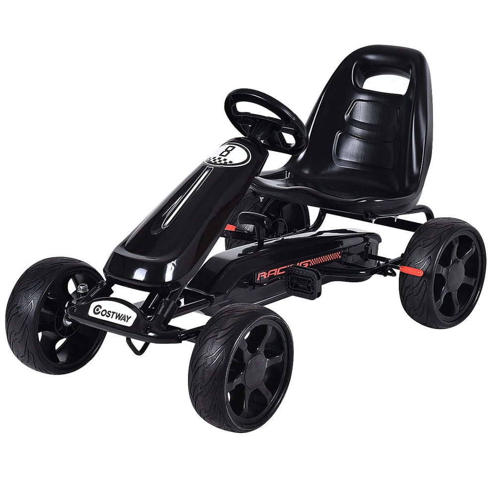 costway-xmas-gift-go-kart-kids-ride-on-car-pedal-powered-car-4-wheel