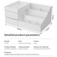 thumbnail image 2 of Makeup Organizer, Skin Care Organizers and Storage Box with Drawers for Vanity, Bathroom Countertop Holder for Lipstick Skincare Perfume Brush, Dresser Desk Top Cosmetics Display Case, 2 of 3