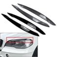 thumbnail image 3 of Car Headlight Lamp Eyelid Eyebrows Lid Cover Trim For BMW X5 E70 2008-2013, 3 of 8