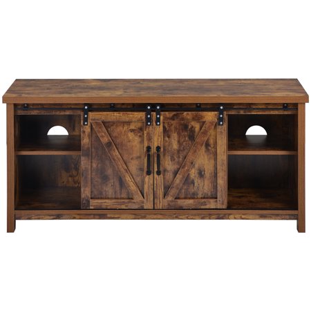 TV Stand for 50 Inch TV, Modern Farmhouse TV Stand with ...