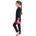 thumbnail image 5 of Shadoumai Full Coverage Long Sleeve UPF 50+ Sun Two Piece Swimsuit With Skirt For Girls,Mermaid 3Pc Toddler Girls Summer, 5 of 8