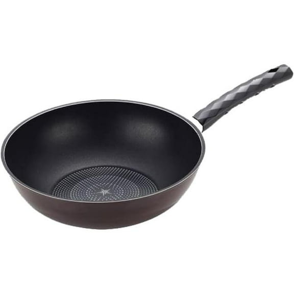 Happycall 3001-0197 10.2 in. Diamond Lite Nonstick Wok with PFOA-Free, Induction Safe & Scratch-Resistant