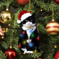 thumbnail image 2 of Decoración navideña para el hogar, Gato, perro, adornos colgantes para coche, adornos acrílicos para decoración de árbol de Navidad, 2 of 4