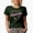 Military Green, variant on Nurse with a Stethoscope Art, Nurses Week Merch Gift, Black T-Shirt, Small
