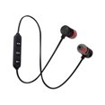 thumbnail image 3 of Bluetooth 4.2 Auriculares para el cuello Auriculares deportivos inalámbricos Auriculares estéreo con llamadas manos libres para teléfonos móviles, Negro Inevent DZ3896-02, 3 of 7