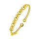 thumbnail image 2 of Brazalete para mujer, regalos para mujer, nueva joyería de moda, pulsera de cuentas de transporte de oro para mujer, pulsera de oro, 2 of 4