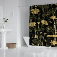 thumbnail image 2 of Waterproof Beautiful Colorful Floral Shower Curtain 72x72 Inch Boho Style Polyester Unique Shower Curtain for Bathroom Hotel Home Decor with 12 Plastic Hooks, 2 of 5