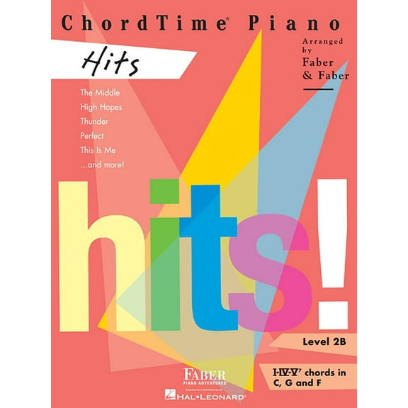 Chordtime Piano Hits Piano Sheet Music 10 Popular Songs by Ed Sheeran, Imagine Dragons & More Beginner-Friendly Arra, (Paperback)