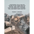 thumbnail image 2 of ArtsyQuotes 12x14 Black Ornate Wood Framed with Double Matting Museum Art Print Titled - Terry Crews Quote: Piece of the Pie, 2 of 4
