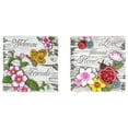 thumbnail image 2 of Northlight Set of 2 Love Blooms and Welcome Friends Floral Outdoor Garden Stones 7", 2 of 6