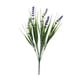 thumbnail image 5 of Flor de lavanda artificial, centro de mesa de flores falsas, decoración artesanal, foto Morado oscuro, 5 of 9