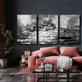 thumbnail image 3 of wall26 3 Panel Canvas Wall Art Black and White Abstract Pictures Home Wall Decorations for Bedroom Living Room Paintings Canvas Prints Framed - 24"x36" x 3 Panels, 3 of 4