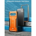 thumbnail image 6 of ExoGuard For  Google Pixel 8 Case, Rubber Shockproof Full-Body Phone Case with Kickstand (Orange), 6 of 7