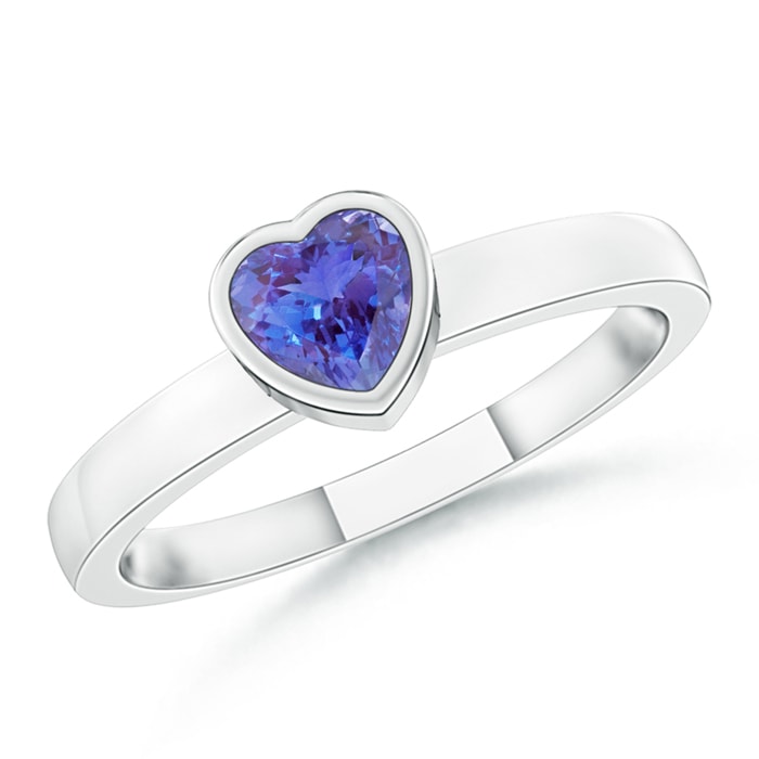 December Birthstone Ring - Bezel-Set 