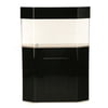 Clear For Life 55 Flat-Back-Hexagon Acrylic Aquarium - Black Back