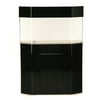 Clear For Life 20 Flat-Back-Hexagon Acrylic Aquarium - Black Back