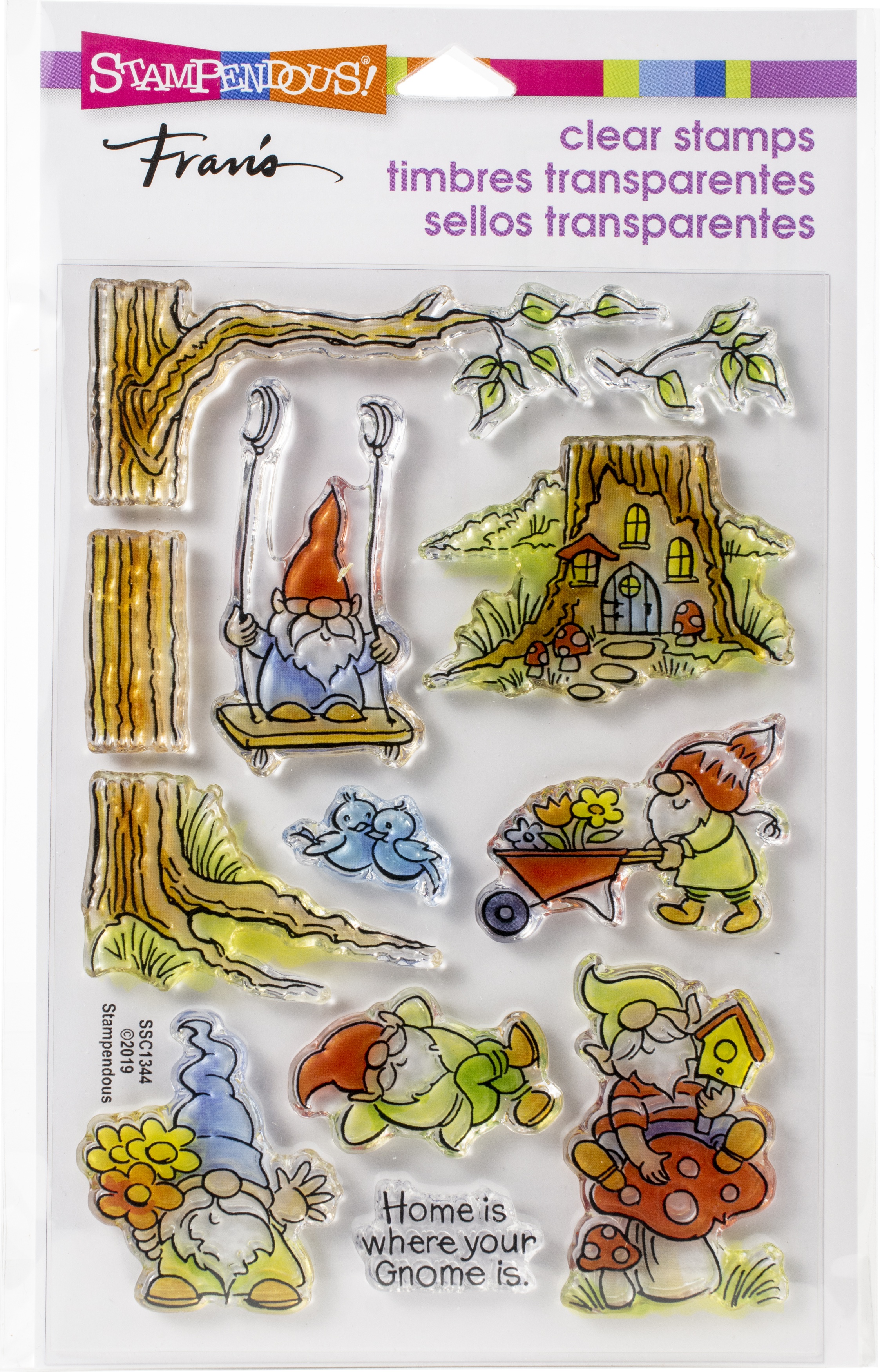 Stampendous Perfectly Clear Stamps, Gnoming Around