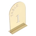 thumbnail image 2 of 20 Pcs Wedding Table Numbers Gold Acrylic Freestanding Tabletop Numbers 1-20, 2 of 5