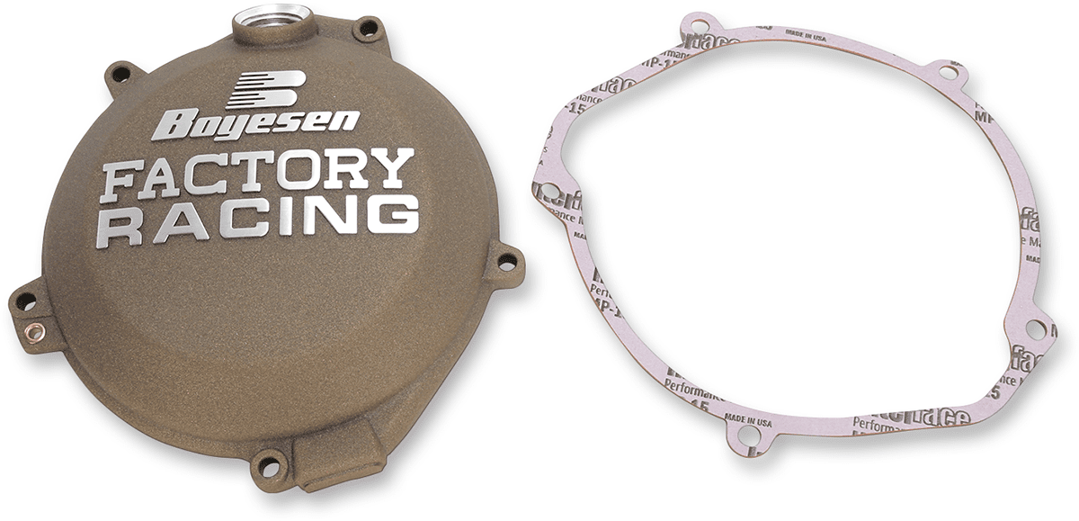 Boyesen Factory Racing Clutch Cover - Magnesium, Fits Yamaha YZ450F/WR450F (2003-2015) - View #3