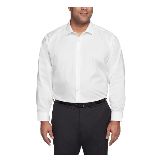 Camisa de vestir Kenneth Cole Unlisted Big & Tall blanca 5XL