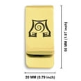 thumbnail image 2 of Stainless Steel Earth Element Classic Slim Money Clip Credit Card Holder, 2 of 2