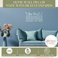 thumbnail image 3 of Wall Decals for Kitchen Best Memories Around the Table Words - Family Kitchen Wall Art Decor - Dining Room Quotes - Home Decor Decal Sticker Saying 36x20- Inch Light Gray, 3 of 3