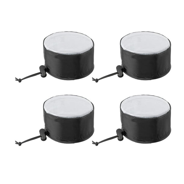 4x Cubierta de ventilación para tienda de , cubierta de ventilación con filtro de conducto, equipo de germinación de plantas con cordón y banda 15cm