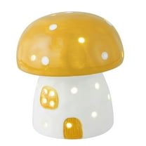 CRILSTYLEO Mushroom Lamp Ceramic 1Pack 4.1In
