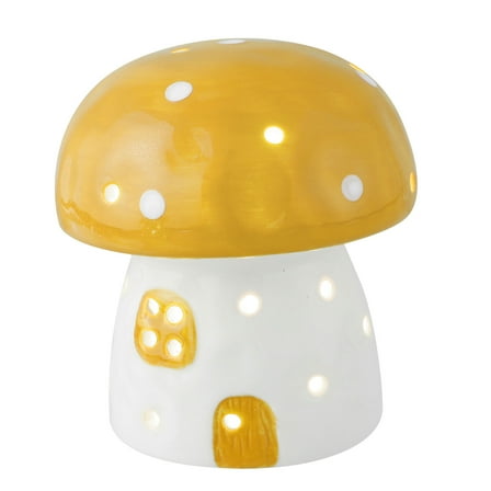 CRILSTYLEO Mushroom Lamp Ceramic 1Pack 4.1In