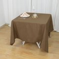 thumbnail image 2 of BalsaCircle 10 Pieces 70" x 70" Taupe Square Polyester Tablecloths Table Cover Linens, 2 of 8