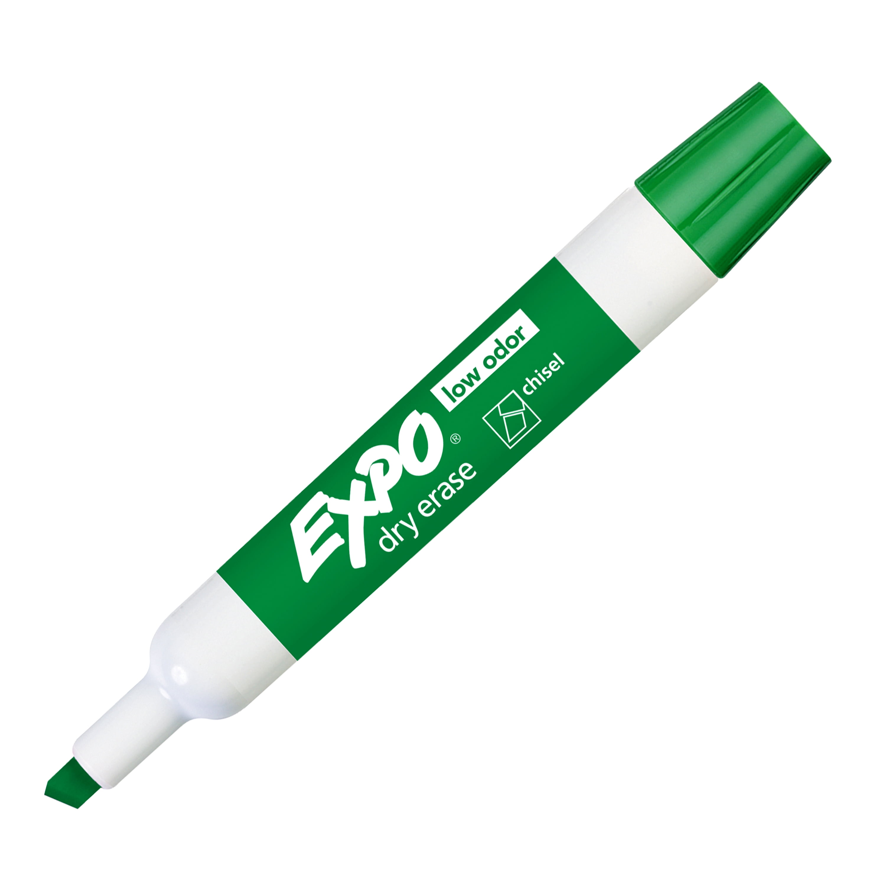Magic Whiteboard Dry Erase Markers | BLACK BLUE GREEN RED | Low-Odor |  Non-Toxic (MW5204)
