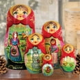 thumbnail image 3 of G.Debrekht 130251 Russia Nested Dolls Easter Story 5 Nest Doll 6.5 in., 3 of 3