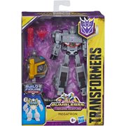 Transformers Toys Cyberverse Deluxe Class Megatron Action Figure, Fusion Mega Shot Attack Move and Build-A-Figure Piece, for Kids Ages 6 and Up, 5-inch