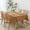 Amber Bronze, variant on Rectangle Tablecloth 60x120 inch Stain and Wrinkle Resistant Washable Polyester Table Cloth, Decorative Fabric Table Cover for Dining Table, Buffet Parties and Camping White