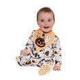 thumbnail image 6 of Baby Character Halloween Footed Sleep N Play & Bib Set, 2-Piece, Sizes Newborn-6/9 Months, 6 of 11